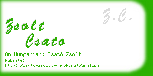 zsolt csato business card